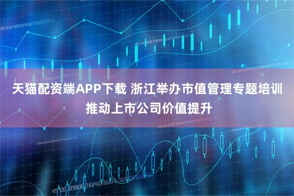 天猫配资端APP下载 浙江举办市值管理专题培训 推动上市公司价值提升