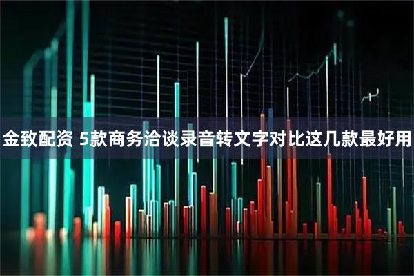 金致配资 5款商务洽谈录音转文字对比这几款最好用